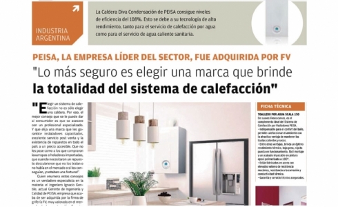 Suplemento Casa Nueva. Entrevista a PEISA.