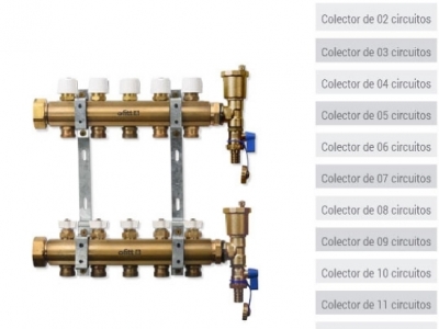 Colectores FV Ofitt de 2 a 12 circuitos